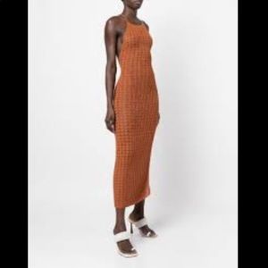 Cult Gaia Demi crochet dress, L